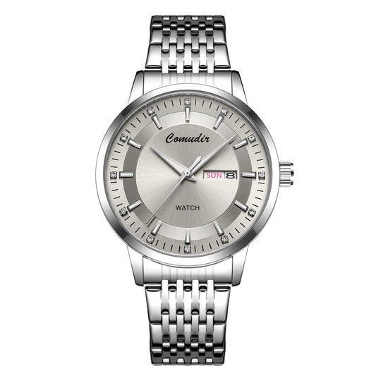 Fully automatic mechanical men's watch hollow waterproof tide luminous double calendar Douyin cross - border one - piece delivery