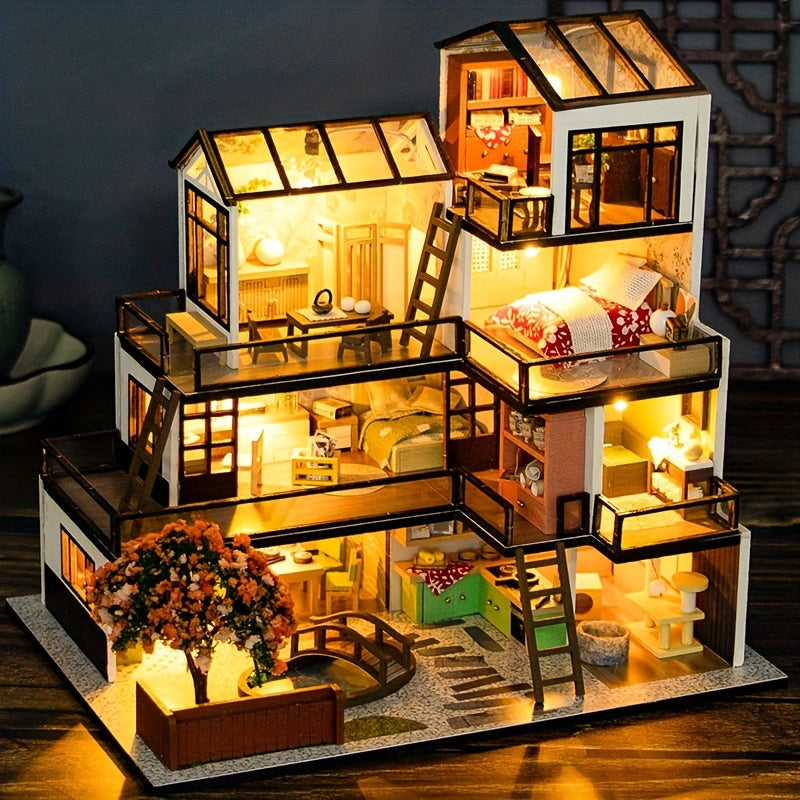 Miniature House 3D Puzzle Kit
