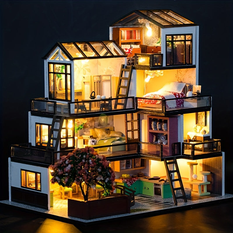 Miniature House 3D Puzzle Kit