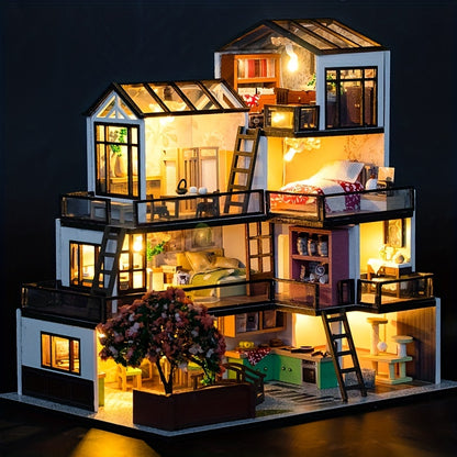 Miniature House 3D Puzzle Kit
