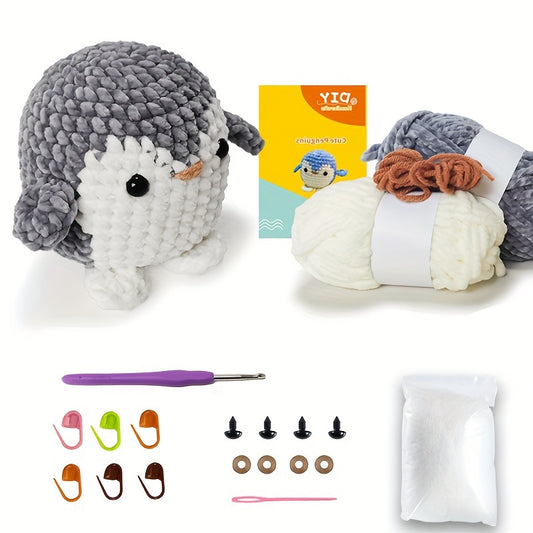 Superior Grey Penguin Crochet Kits