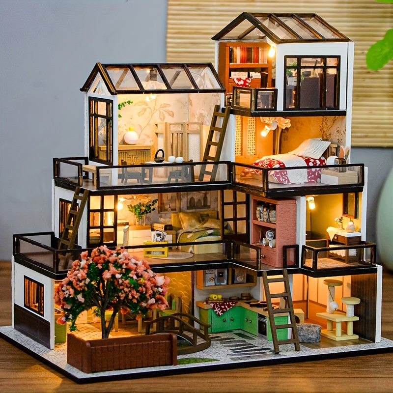 Miniature House 3D Puzzle Kit