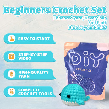 Animals Crochet Kit 8pcs