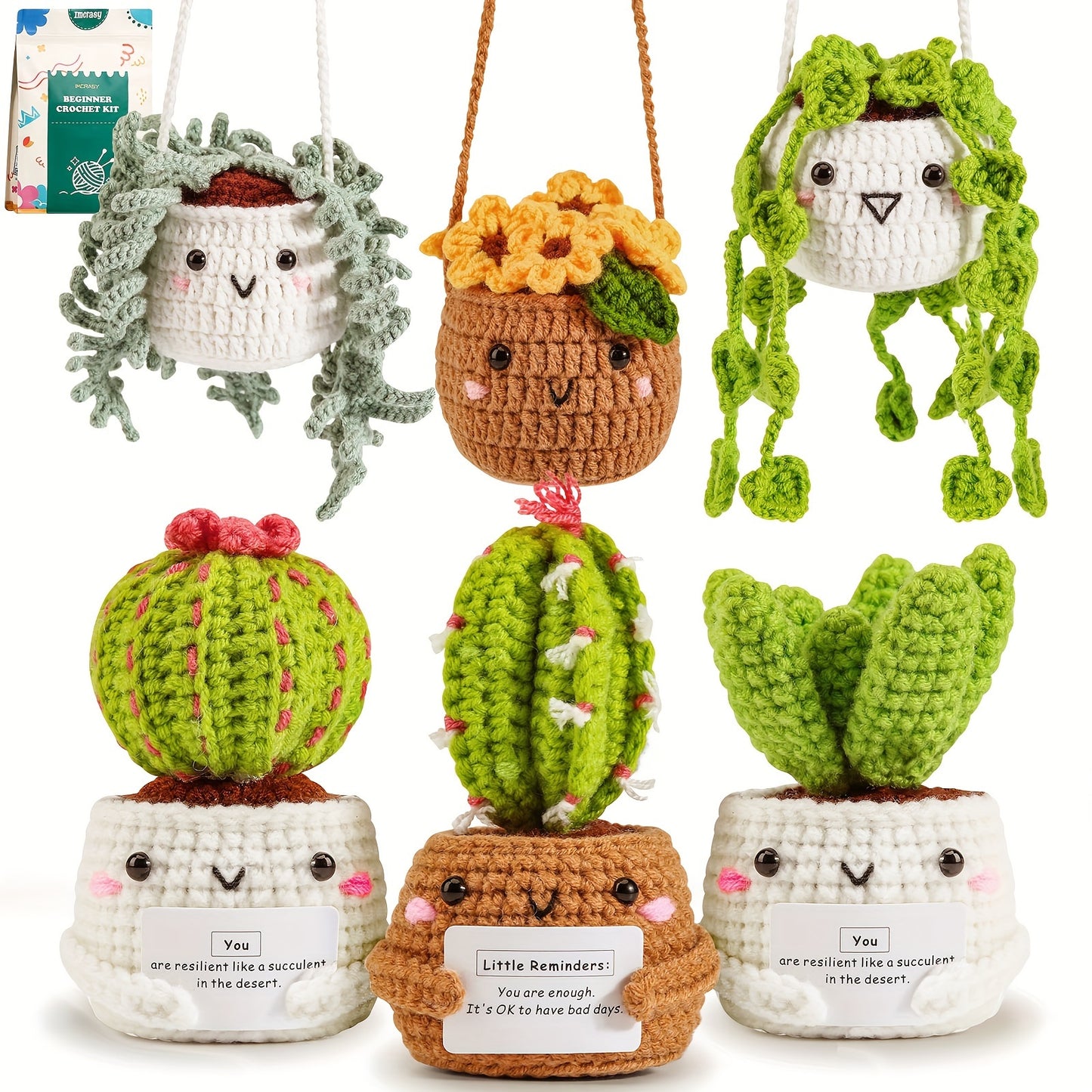 Crochet Kit  6pcs