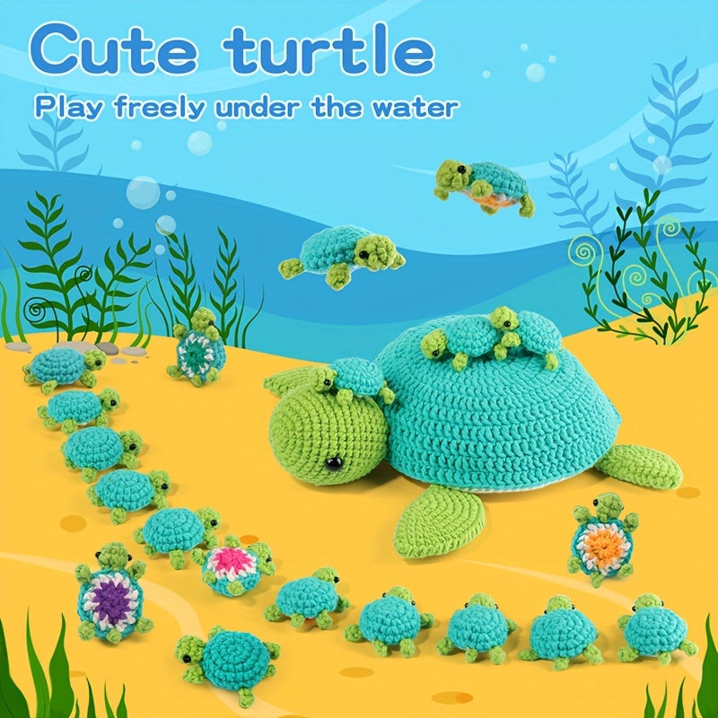 Turtle Crochet Kit for Beginners 21 Pcs