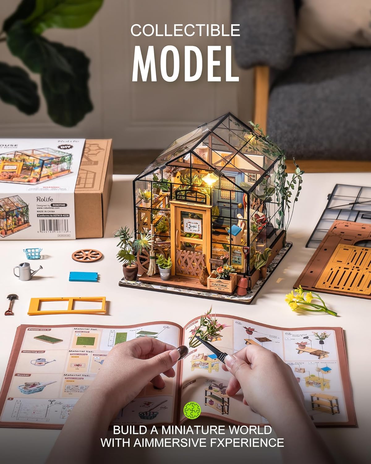 Greenhouse Miniature House Kit