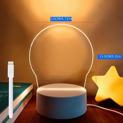 Note Board Creative LED Night Light