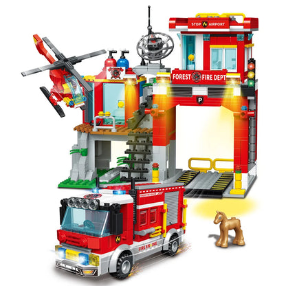 City Oceans Fire Station Blocks 779pcs