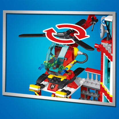 City Oceans Fire Station Blocks 779pcs