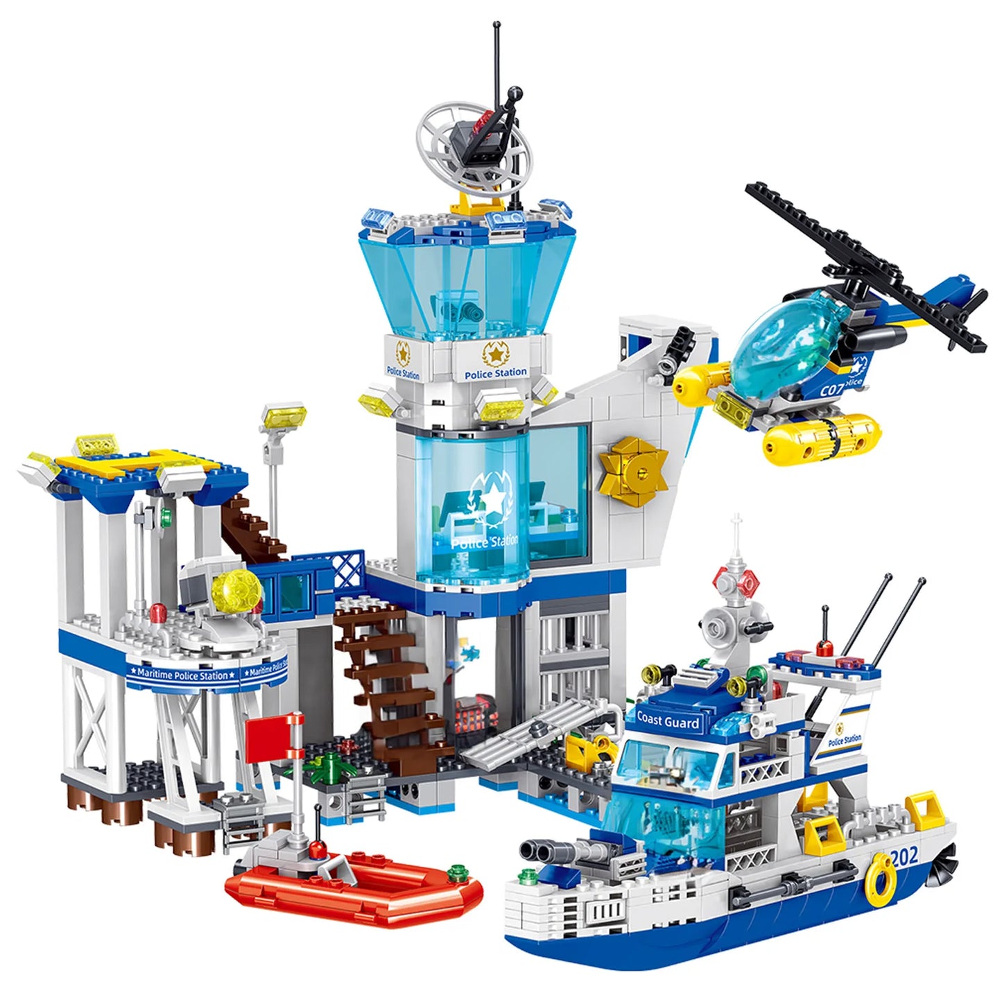 City Oceans Fire Station Blocks 779pcs