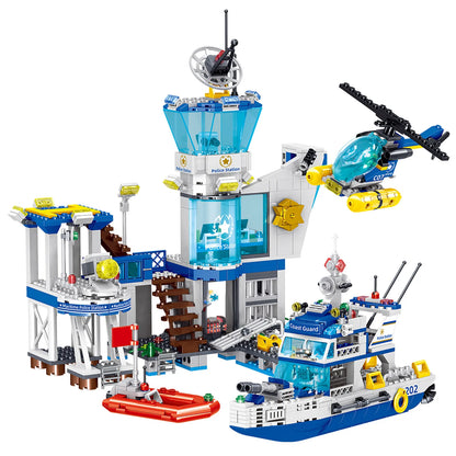 City Oceans Fire Station Blocks 779pcs