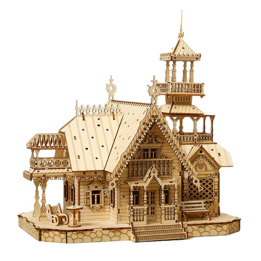 3D Wooden Puzzle Villa House