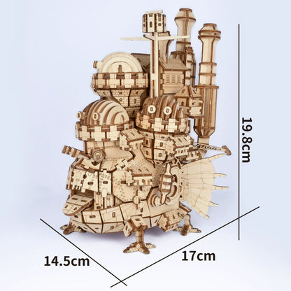 Modelo ng Howl's Moving Castle Wood