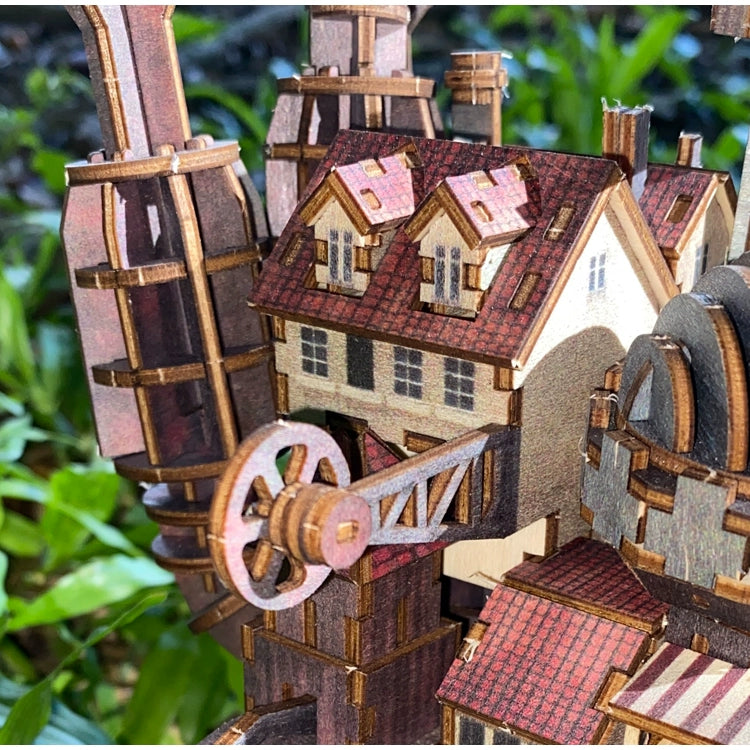 Modelo ng Howl's Moving Castle Wood