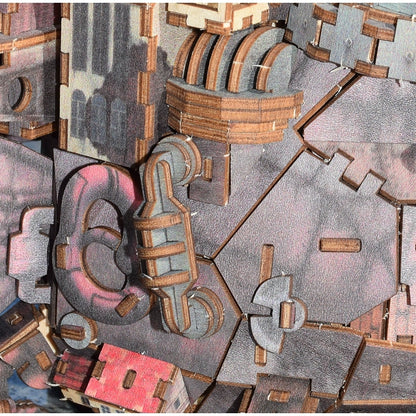 Modelo ng Howl's Moving Castle Wood