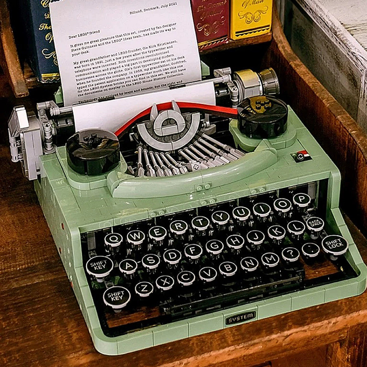 Retro typewriter model 2079 pieces