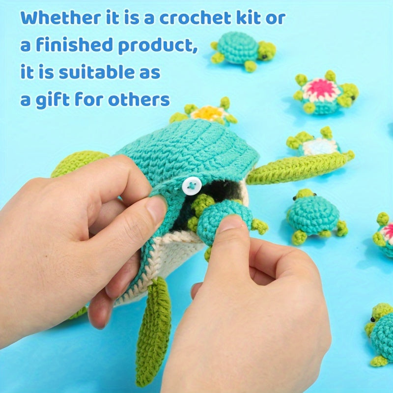 Turtle Crochet Kit for Beginners 21 Pcs