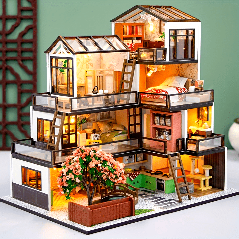 Miniature House 3D Puzzle Kit