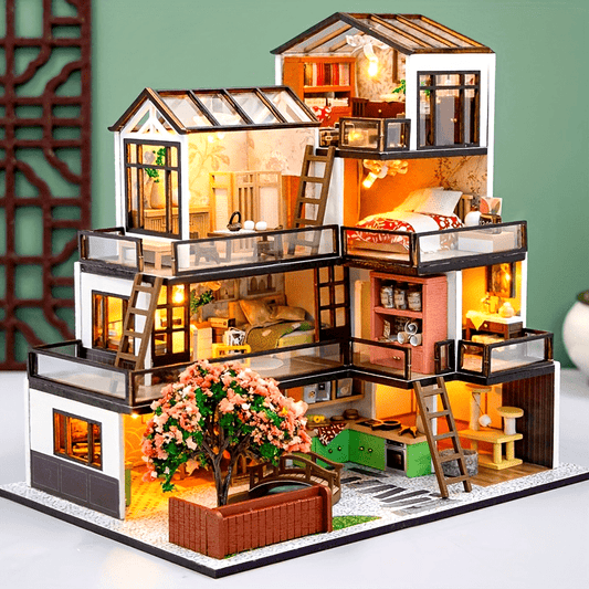 Miniature House 3D Puzzle Kit