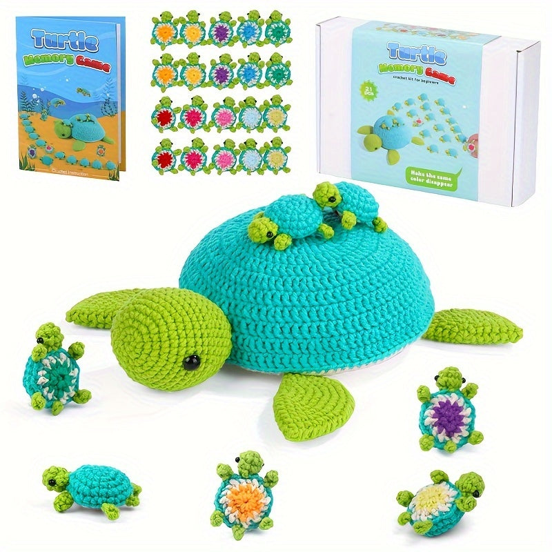 Turtle Crochet Kit for Beginners 21 Pcs