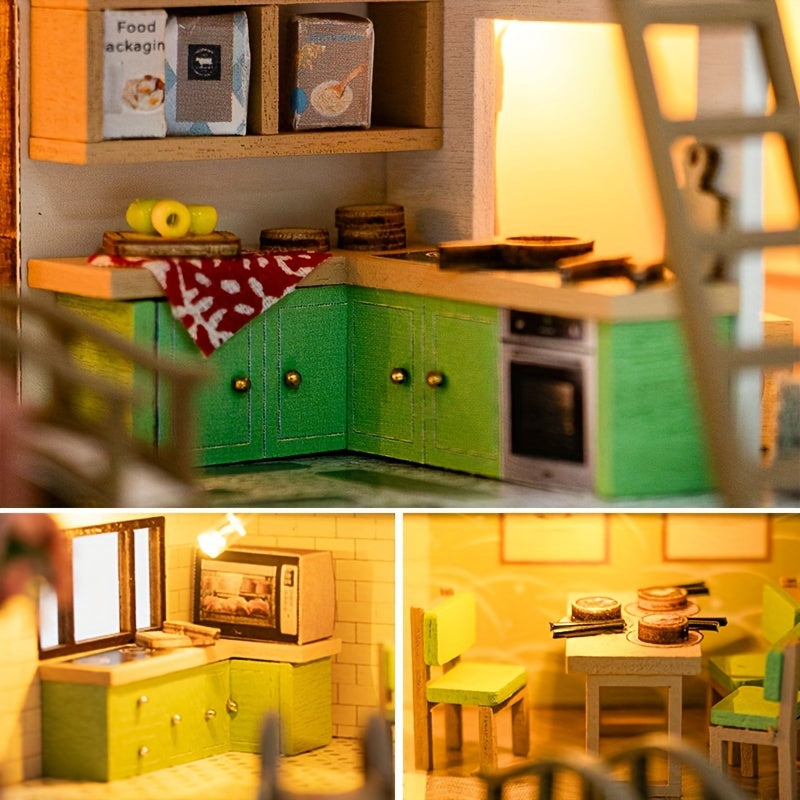 Miniature House 3D Puzzle Kit
