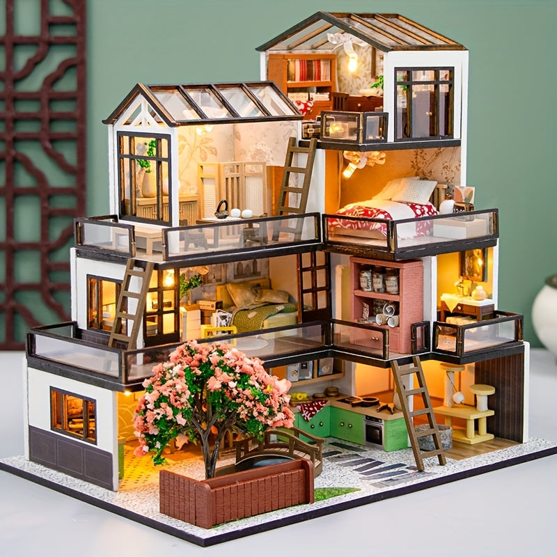 Miniature House 3D Puzzle Kit
