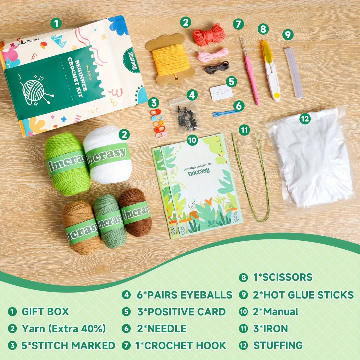Crochet Kit  6pcs